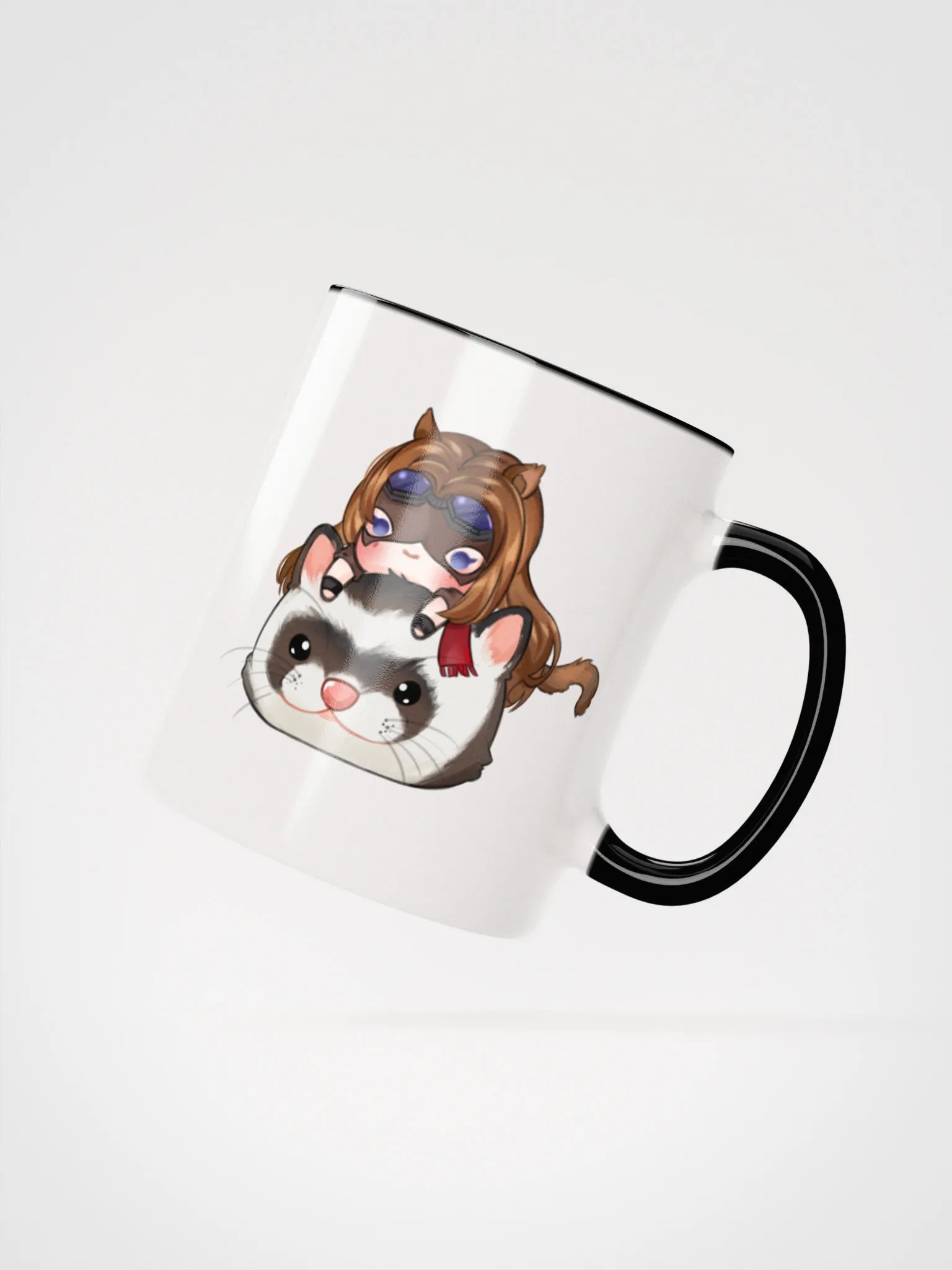 Sable Pillow Ferret Chibi Mug by Ameblum product image (2)