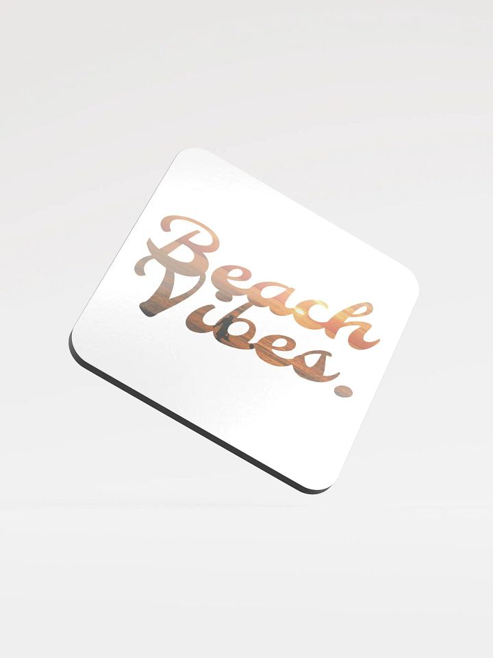 Beach Vibes Sunset Silhouette Coaster product image (1)