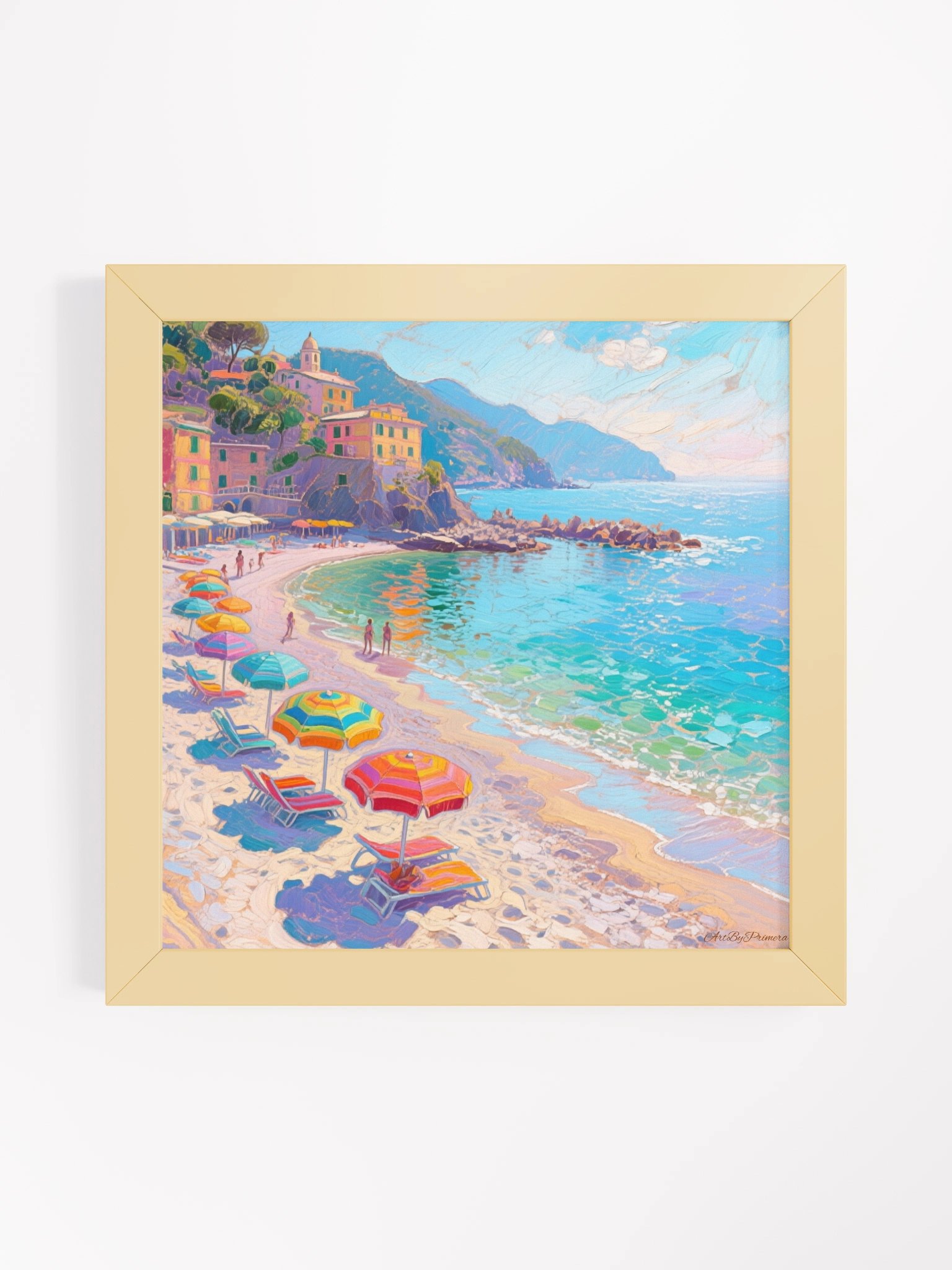 Monterosso al Mare beach - Framed Poster product image (1)