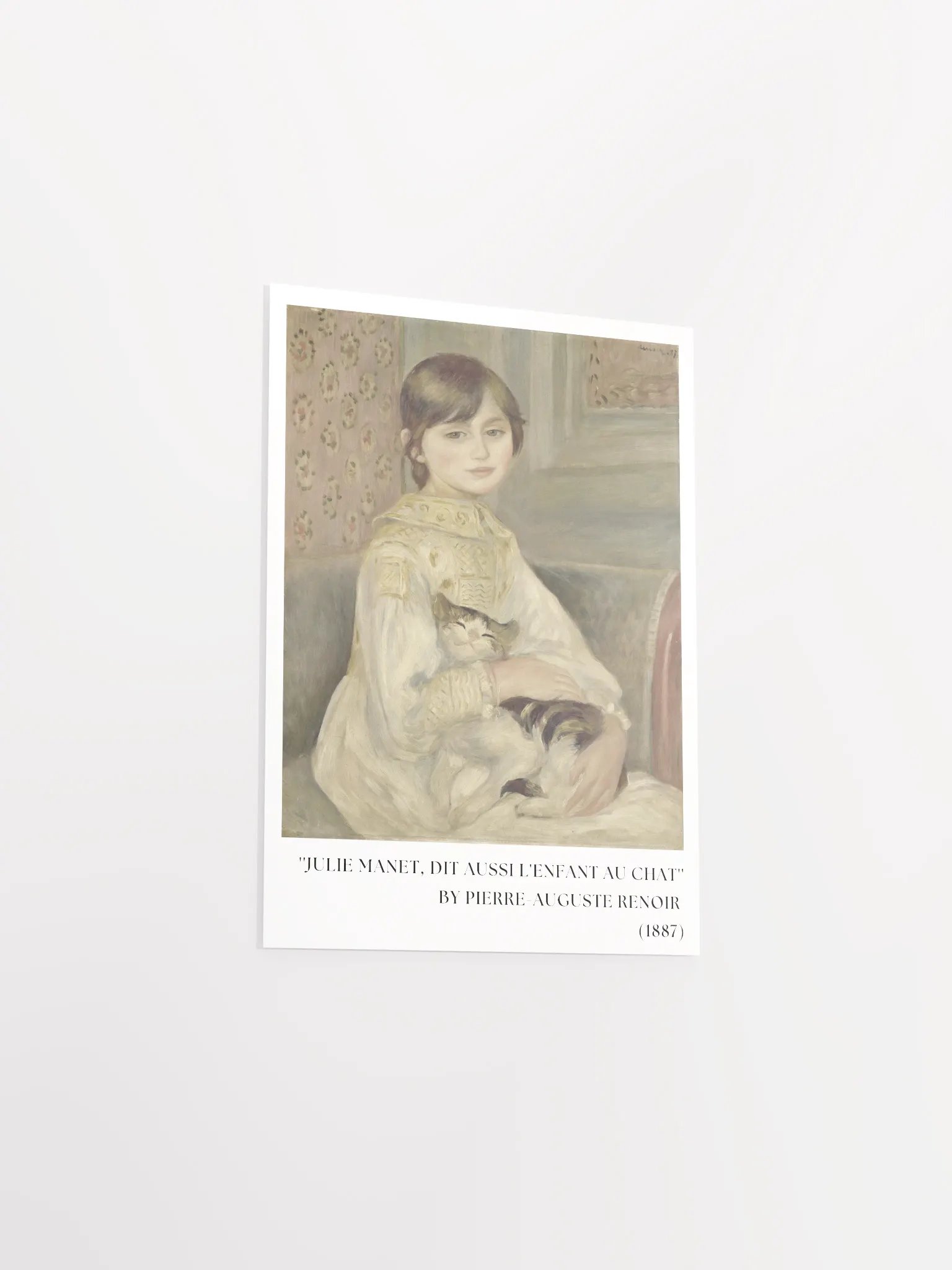 ''Julie Manet, also known as the Child with the Cat'' by Pierre-Auguste Renoir Poster v.2 product image (9)