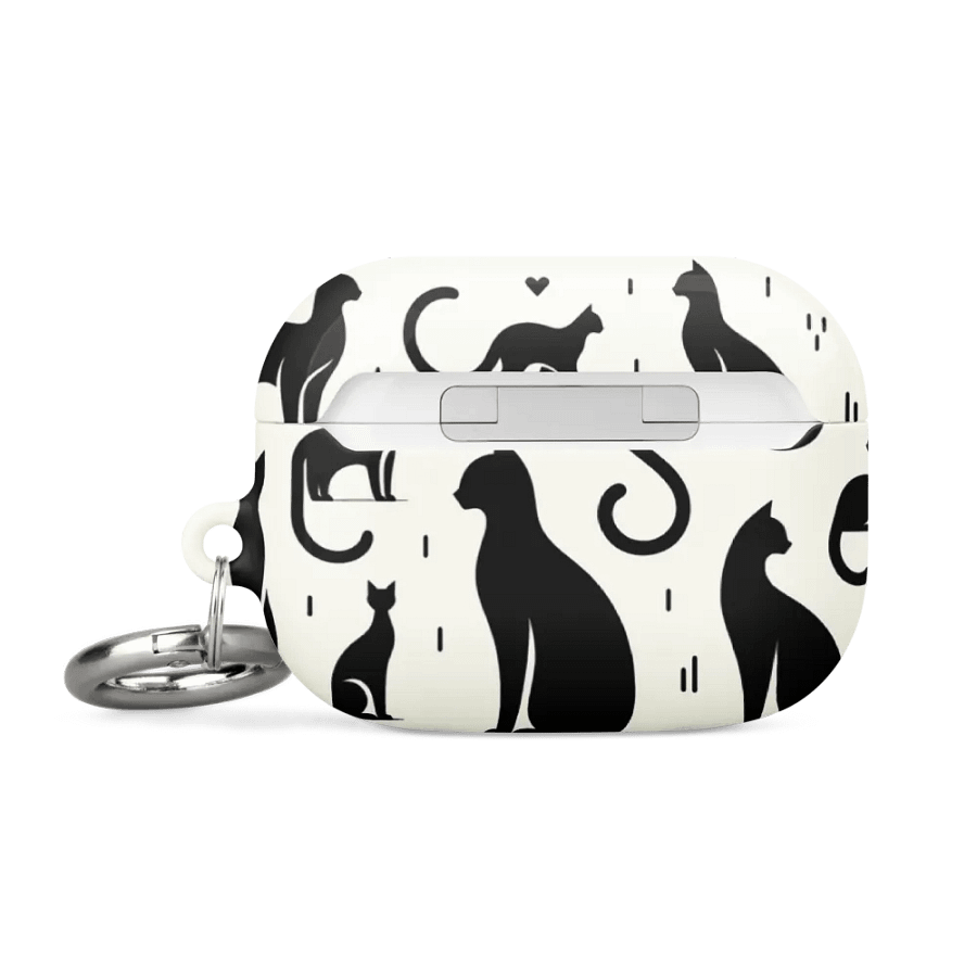 All-Over Print Case for AirPods®: Monochrome product image (7)