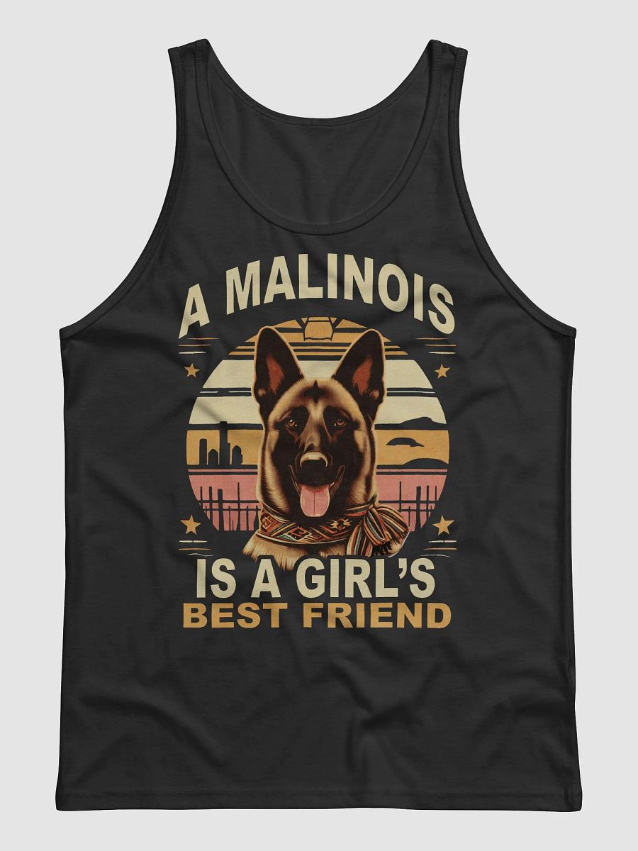 A Malinois is a Girl's Best Friend - Premium Unisex Tank Top product image (1)