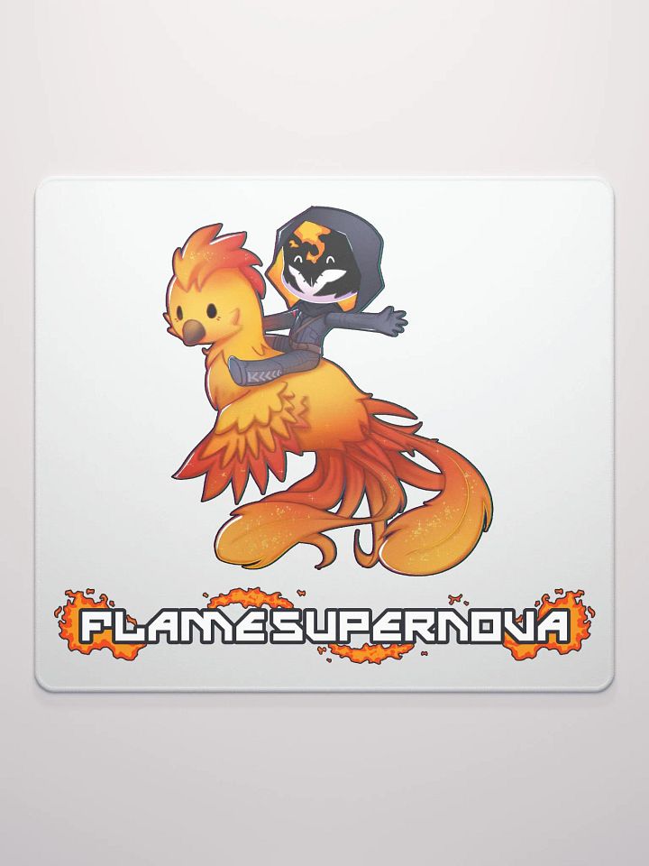 Phoenix Chibi Gaming Mousepad (White) product image (2)