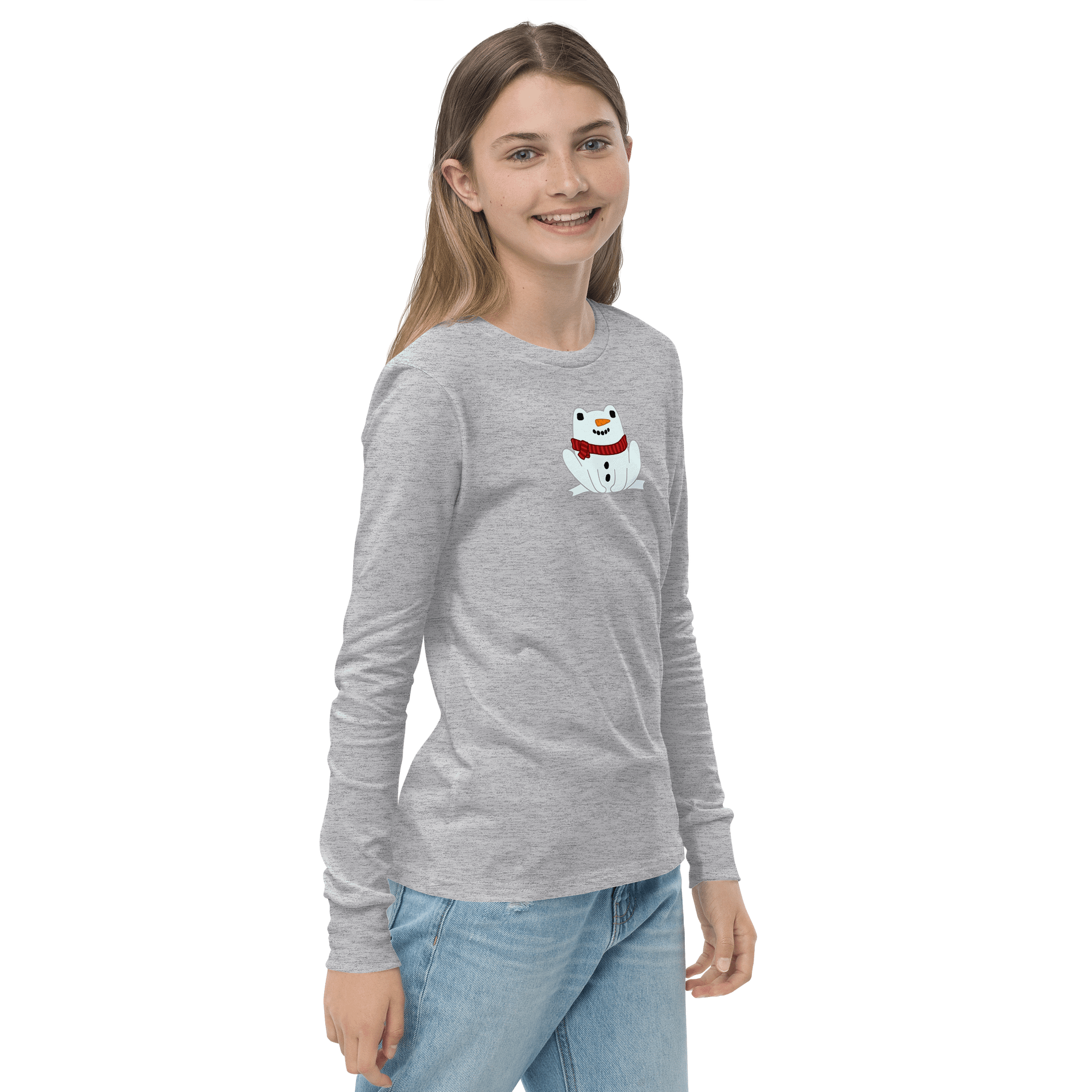 s0phmas Snow Froge Kids Longsleeve T-Shirt product image (4)