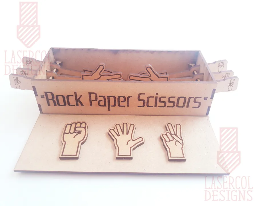 Rock Paper Scissors Game Box - Laser Cut Files product image (6)