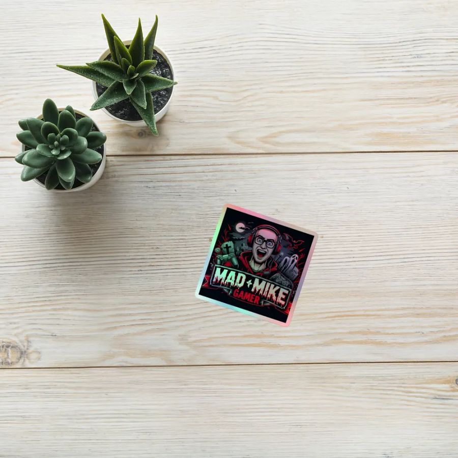 Mad Mike Gamer Holographic Sticker Sheet product image (10)