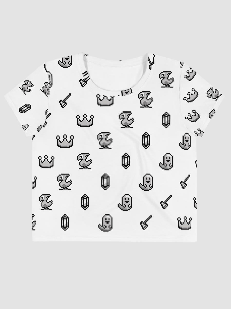 Pixel Pattern Crop Tee product image (1)