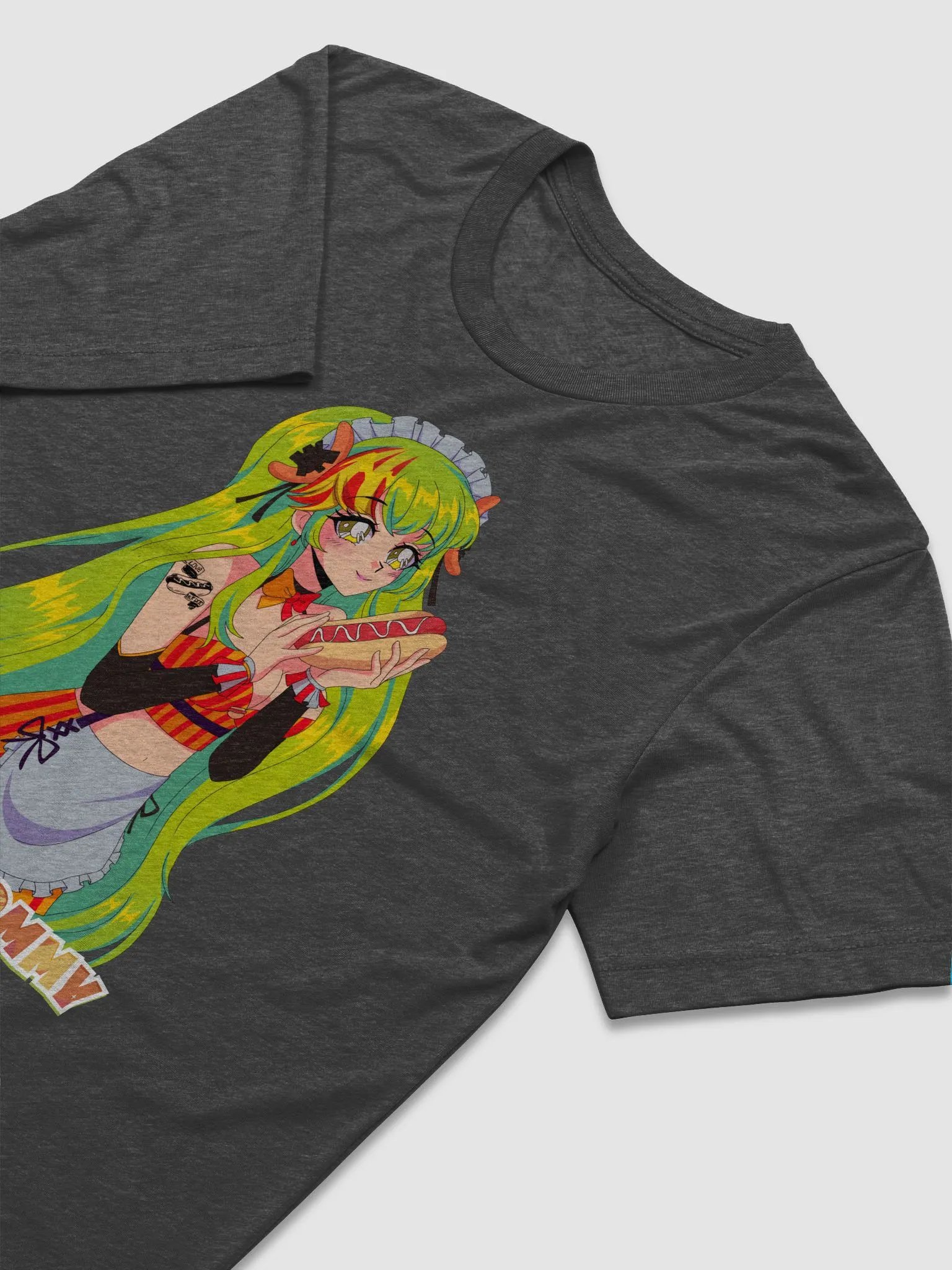 Retro Wholesome Meat Mommy Triblend Shirt product image (3)