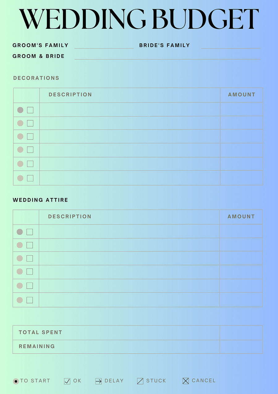 Wedding Budget Planner product image (2)
