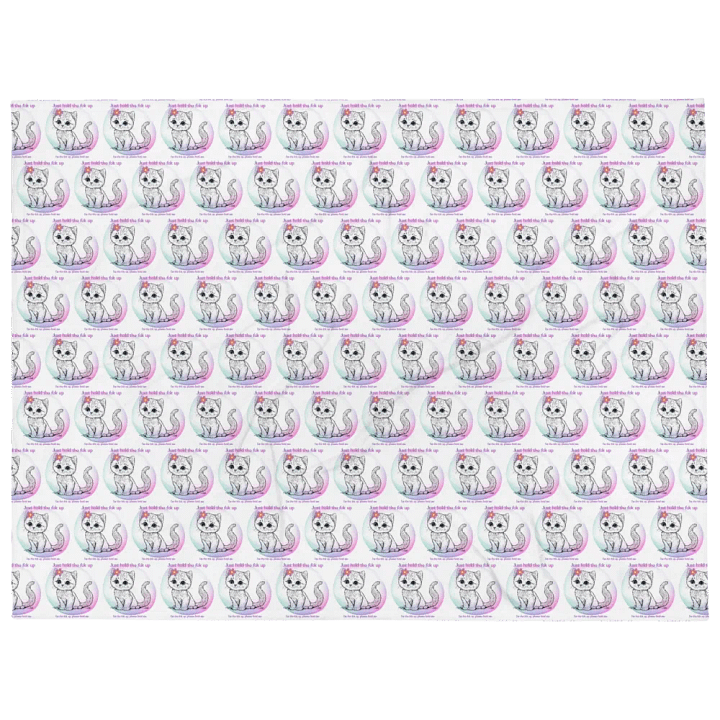 KC, Hold the Fck Up (kitty), Blanket product image (1)