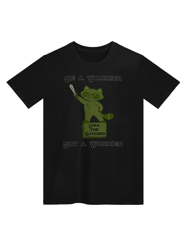 Warrior Raccoon Unisex Premium T-Shirt product image (2)