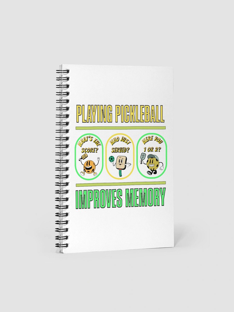 Playing Pickleball Improves Memory Lane Notebook product image (2)