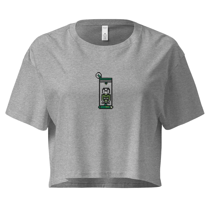 8-Bit Game Over? x AS Colour Crop Top Stitched product image (1)