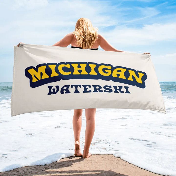 Michigan Waterski Logo Towel product image (2)