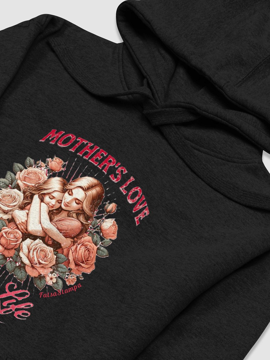 Vintage “Mother’s Love, My Life” Hoodie – Pink Floral Family Design Unisex Hoodie Premium Hoodie product image (16)