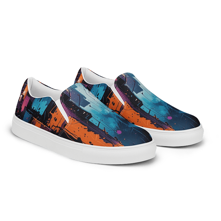 Abstract City 1 Canvas Shoes product image (2)
