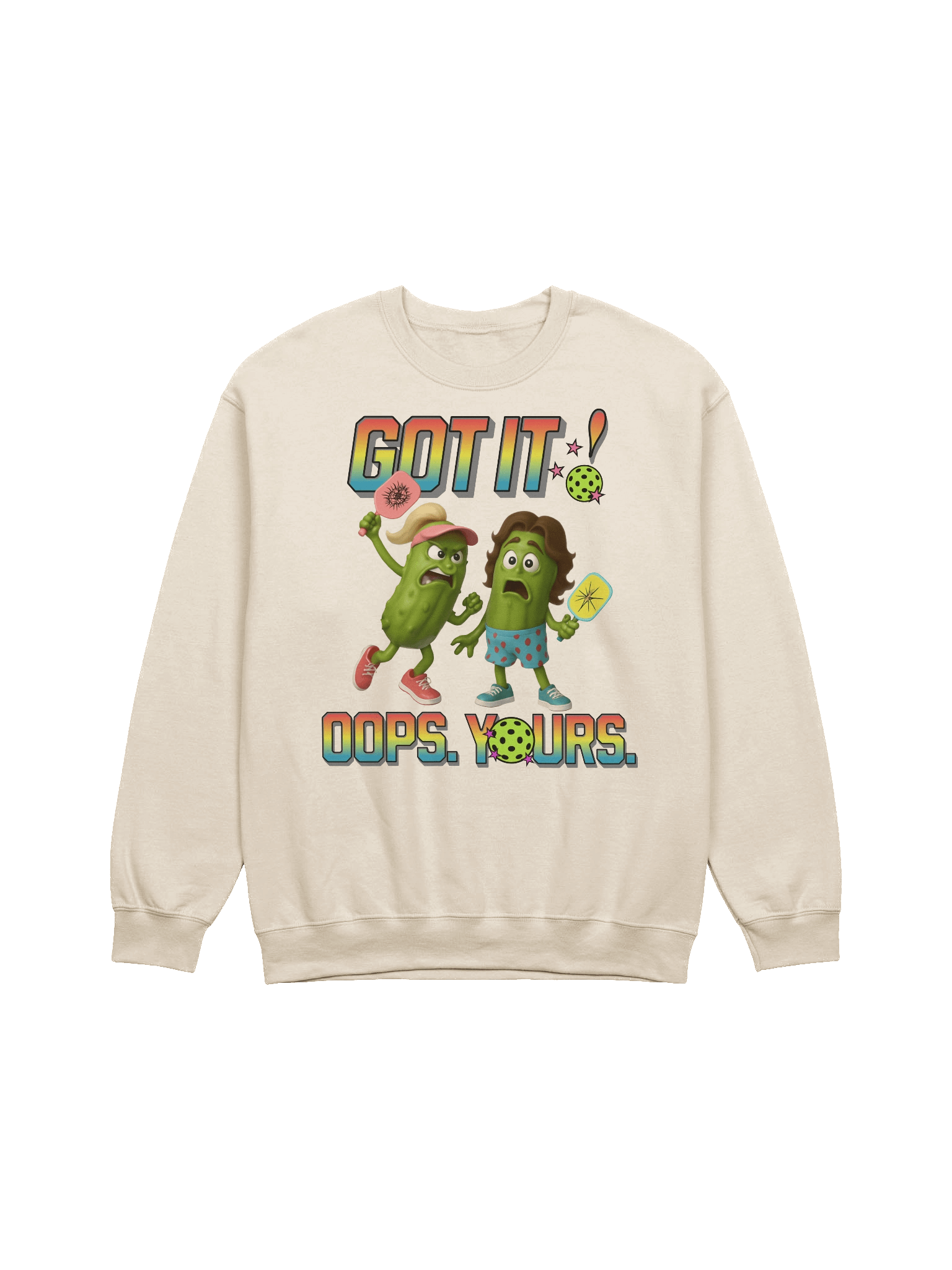 Got It Oops Yours Pickleball Playful Crewneck product image (17)