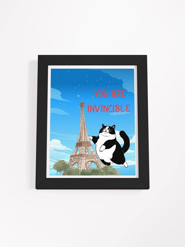 Invincible Cat in Paris Poster product image (11)