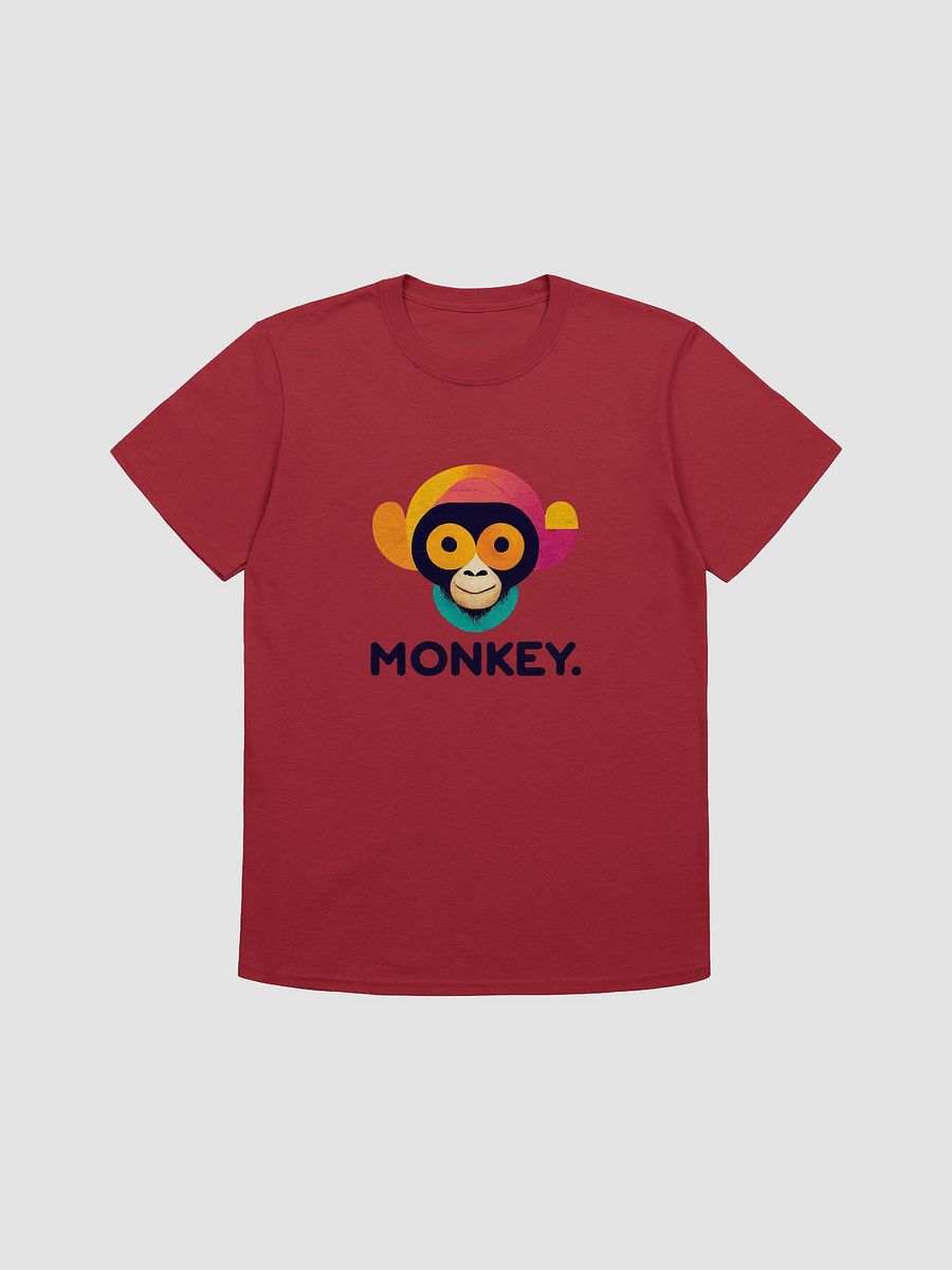 Colorful Monkey Face Unisex T-Shirt product image (2)