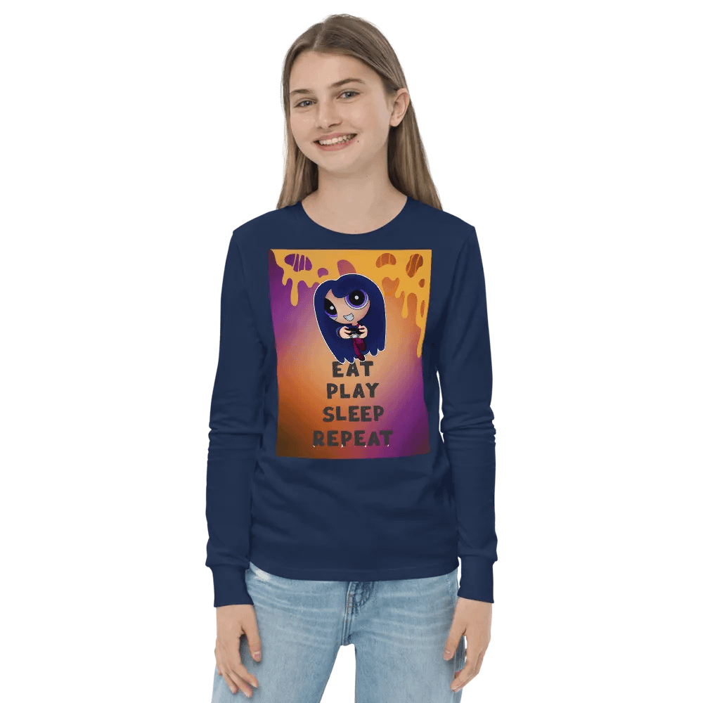 Youth Eat Play Sleep Long Sleeve Top product image (7)