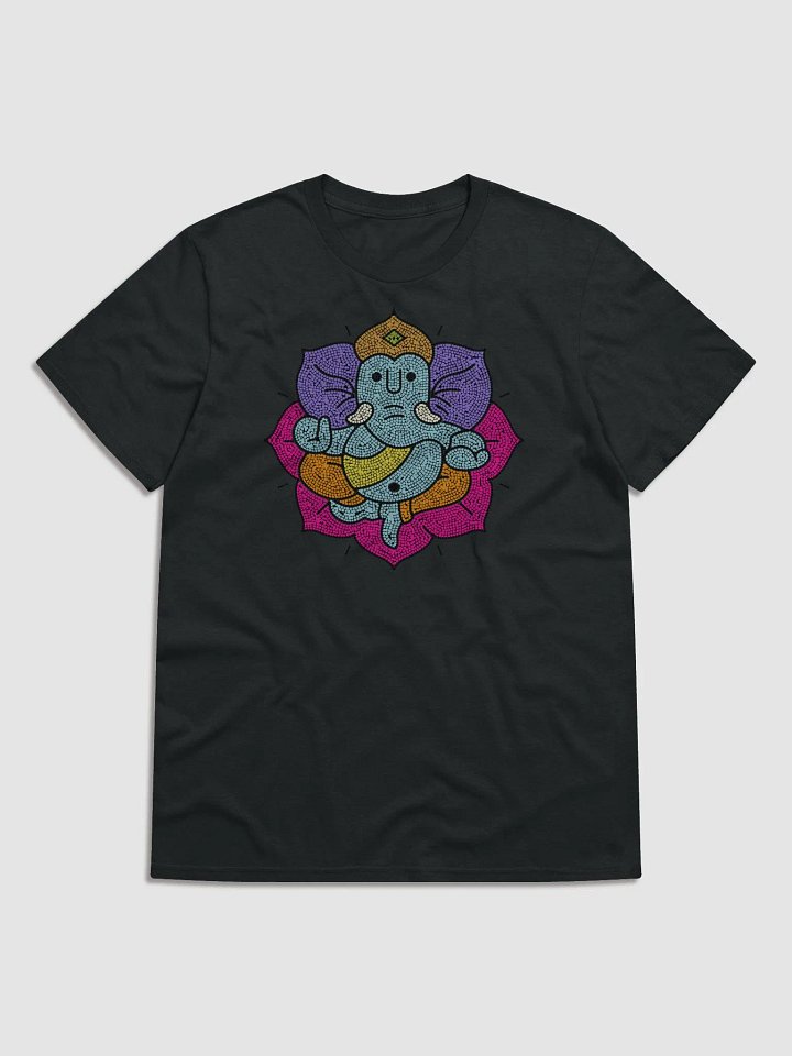 Ganesha Mosaic Lotus | Vibrant Spiritual Art T-shirt product image (5)