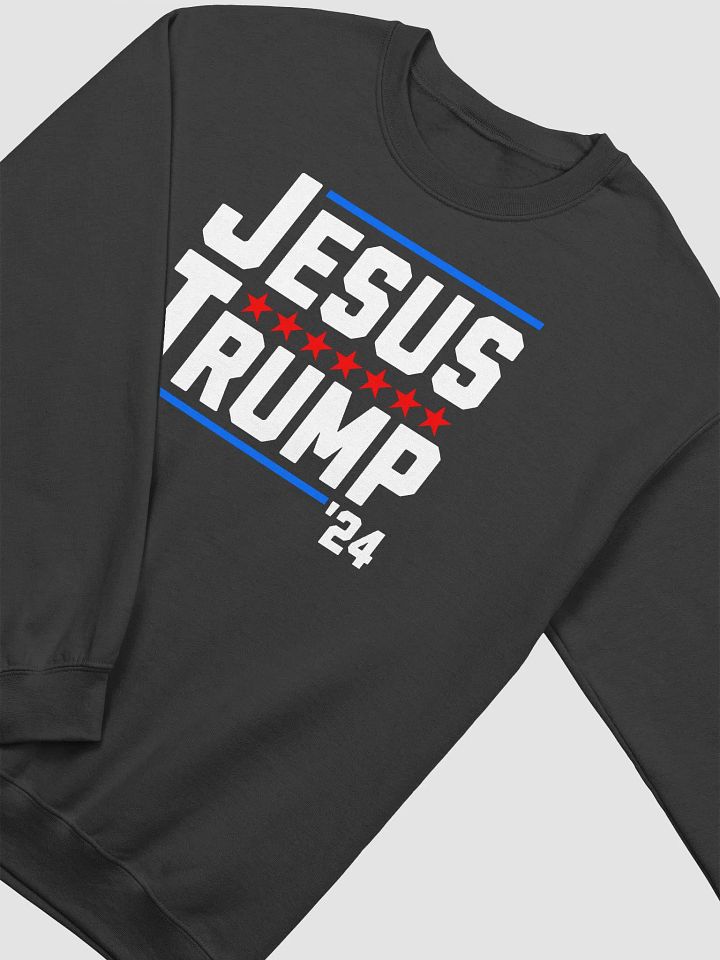 JESUS TRUMP MAGA 2024 MAKE AMERICA GODLY AGAIN CHRISTIAN UNISEX SWEATSHIRT product image (4)