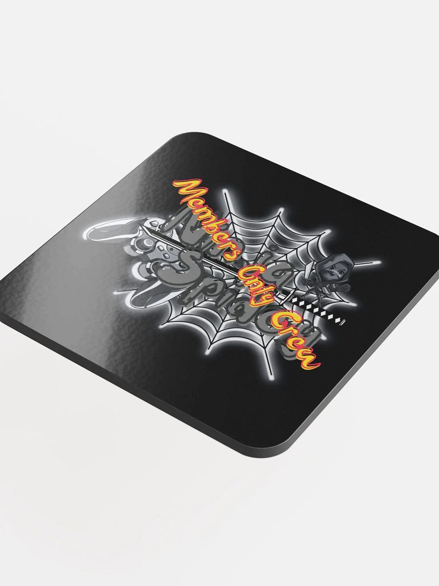Members Only Glass Coaster (Black) product image (4)