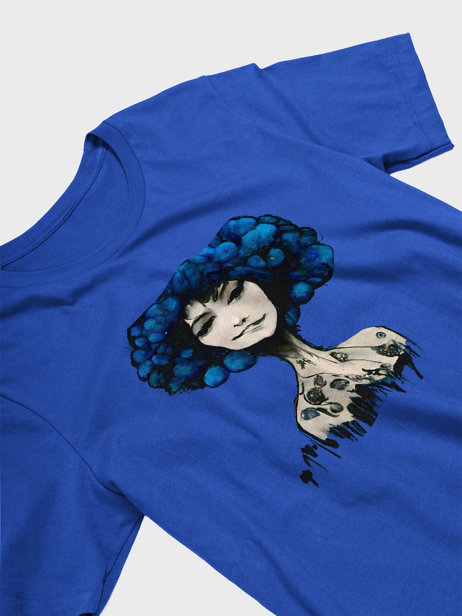 Whimsical Blue Hair Artistic T-Shirt product image (3)