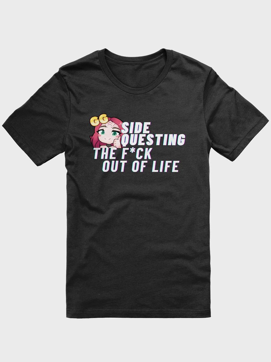 Pop Warrior Side Questing (White Text) T-Shirt product image (1)