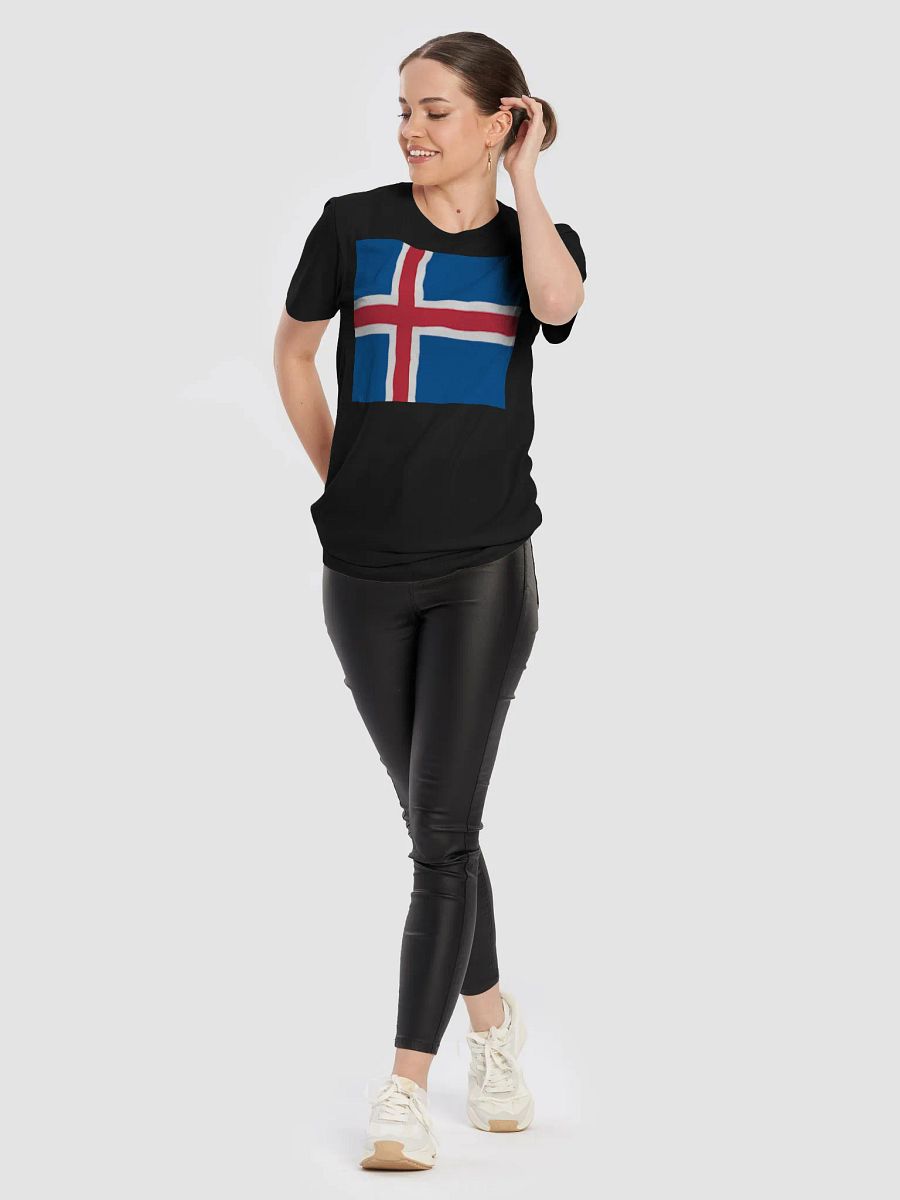 Exclusive Supersoft Unisex Iceland Flag Graphic Tee by Graphic Grove product image (2)