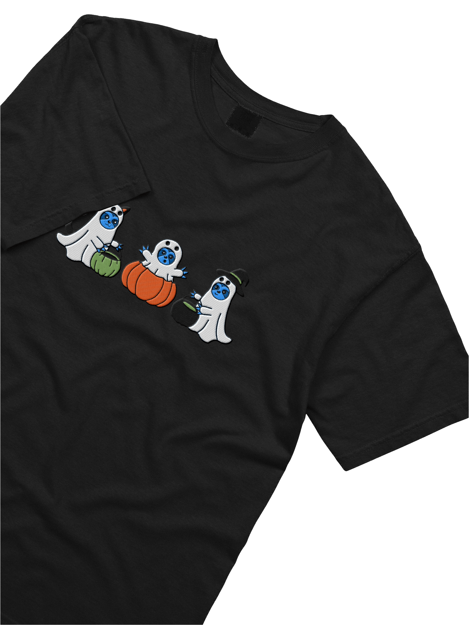 Halloween Sloths Embroidered Tee product image (131)