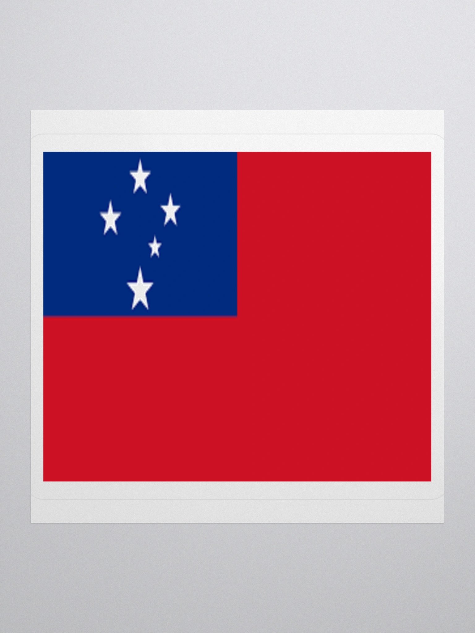 Samoa Flag Sticker - Durable Vinyl for Indoor Use - Multiple Sizes Available product image (1)