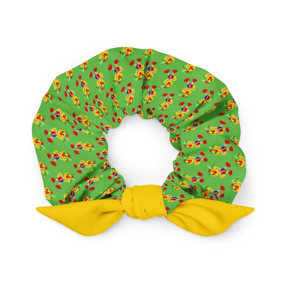 Green and Yellow Boyoyoing Scrunchie product image (4)