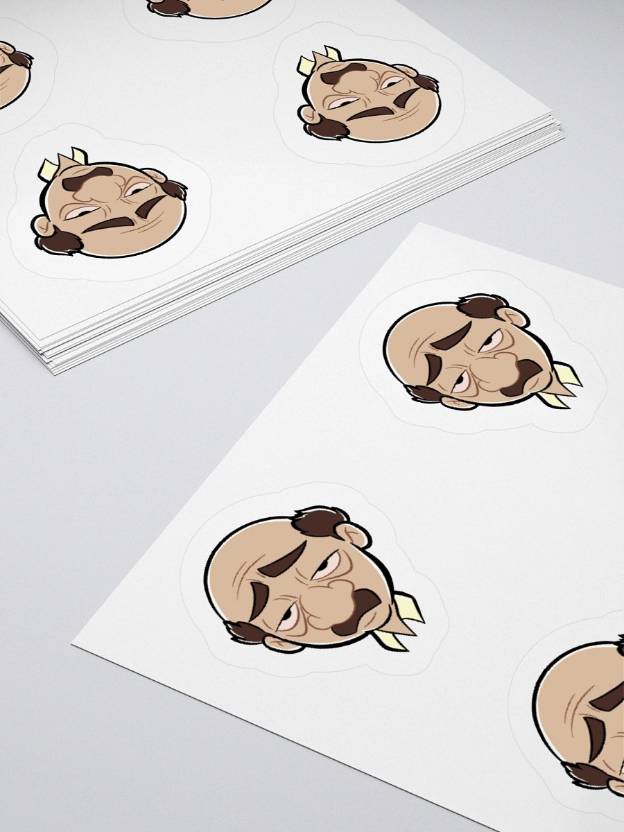 🧃 Harut Face Sticker Sheet (3x3") product image (4)