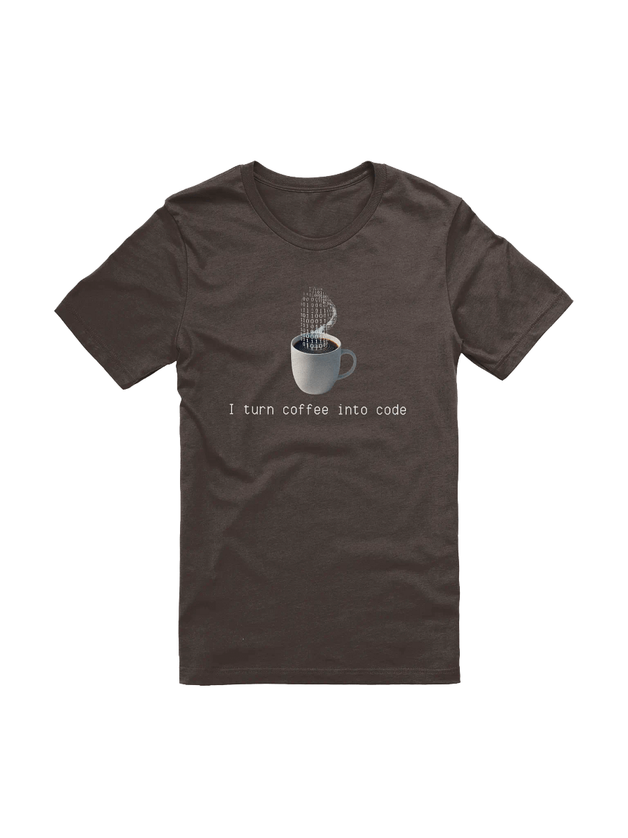 "I turn coffee into Code" T-Shirt product image (1)