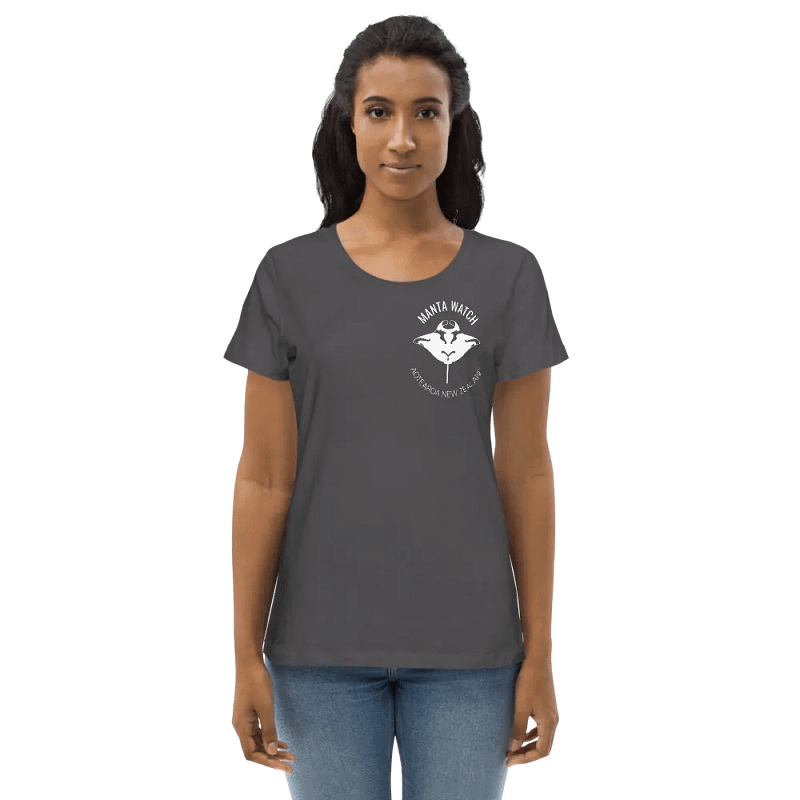NZ Manta Tee - Black Logo (Slim)
