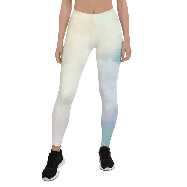 Blur cloud rainbow Design Legging - V1 product image (1)
