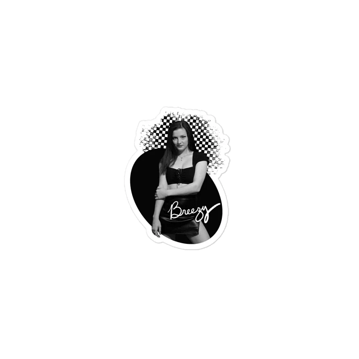 Breezy B&W Magnet! product image (1)