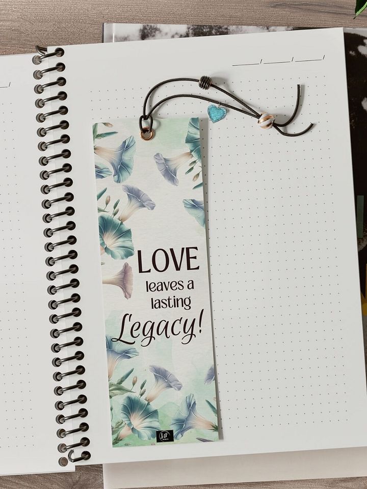 FREE Morning Glory Bookmark Printable, Inspirational Sayings With September's Birth Month Flower product image (2)