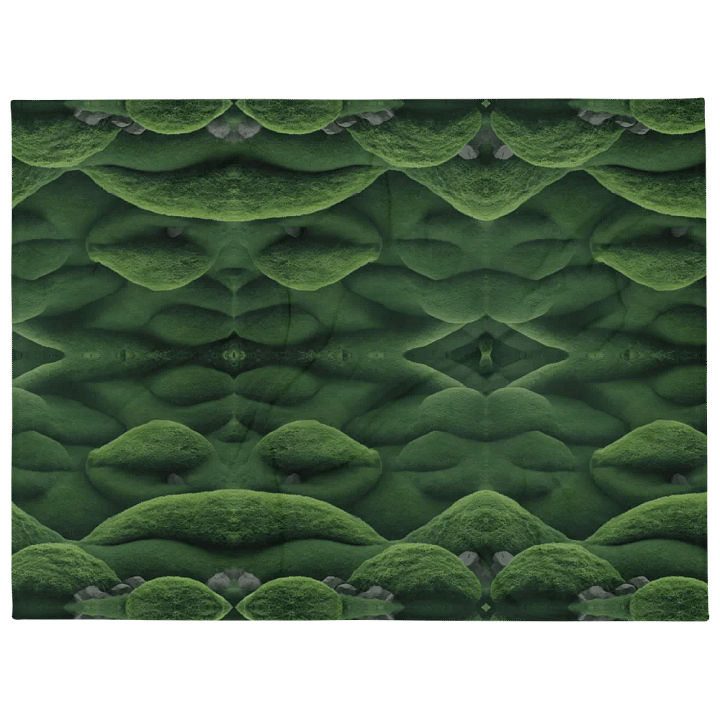 Lush Moss Mirage Throw Blanket product image (1)