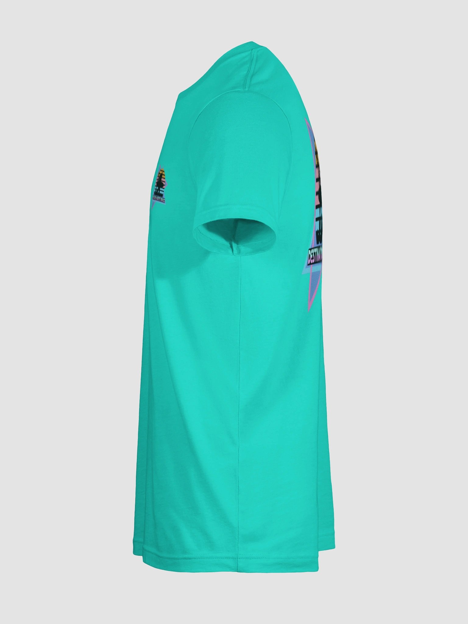 Destination Bigfoot Bronco Retro-Inspired T-Shirt (Teal) product image (11)