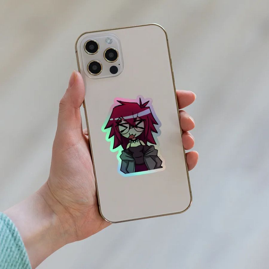 Enemy Crab Holographic PNG Sticker 1 product image (6)