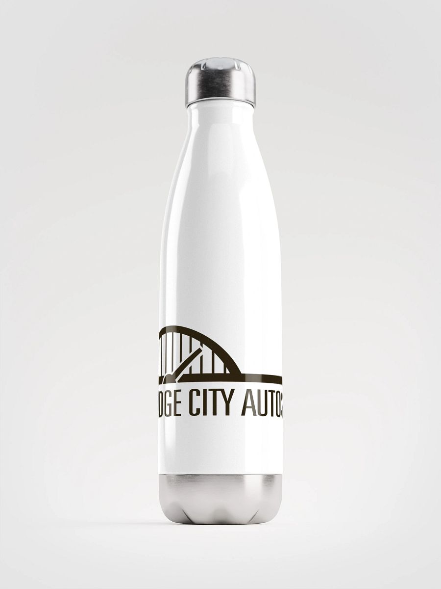 Bridge City Autosports Black Logo Stainless Steel Water Bottle product image (1)