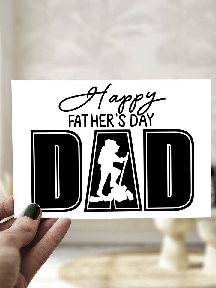 Hiking Father's Day Card Camping product image (1)