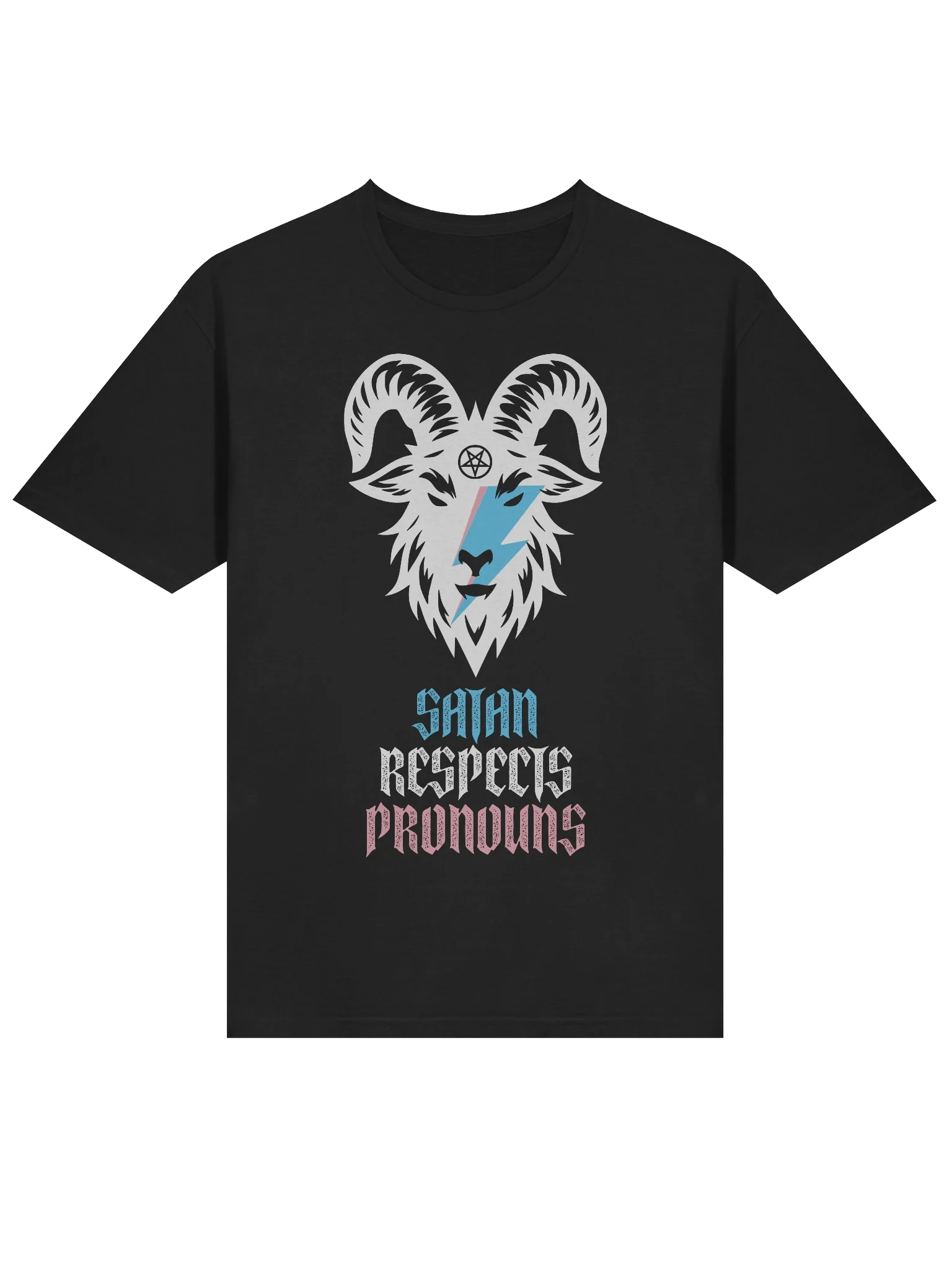 Satan Respects Pronouns Tee product image (3)