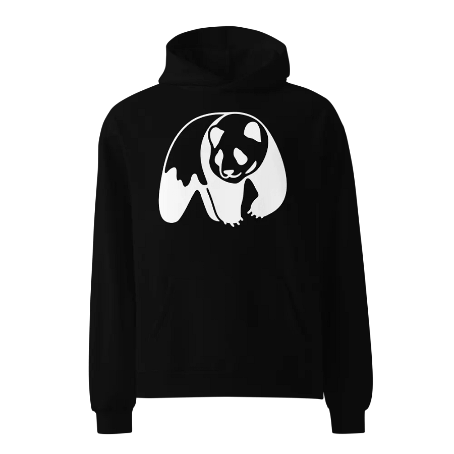 Panda huddy black colour product image (1)