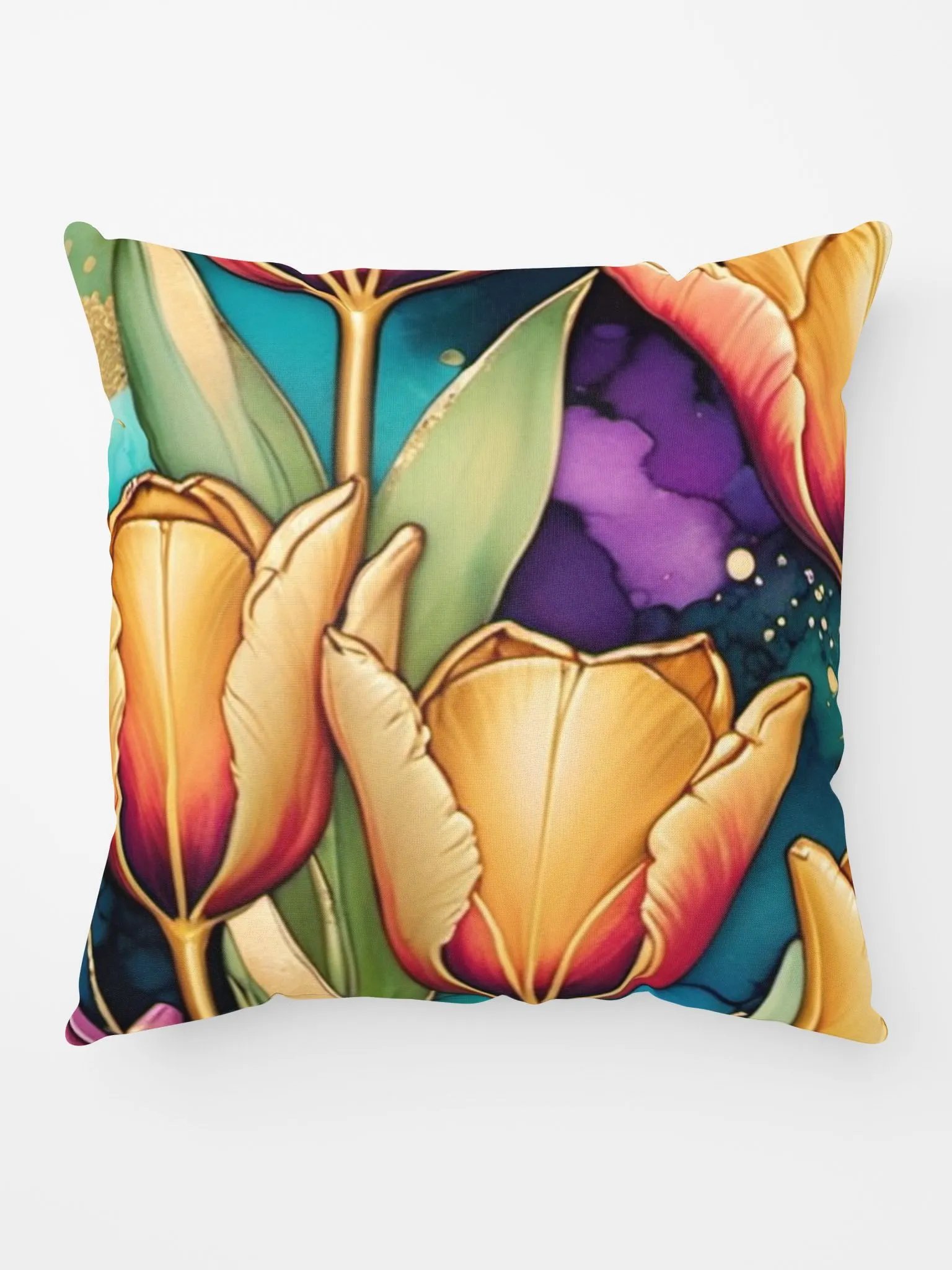 Vibrant Tulip Dreams Pillow product image (9)