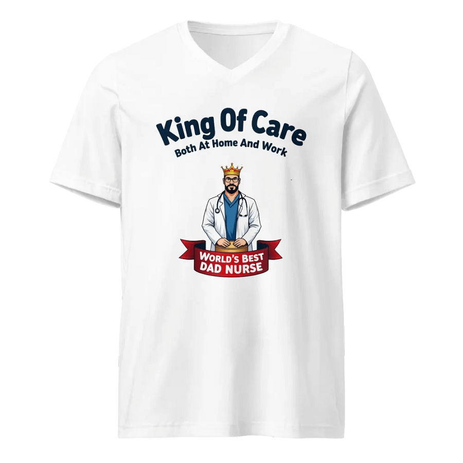 King Of Care V-Neck Tee product image (1)