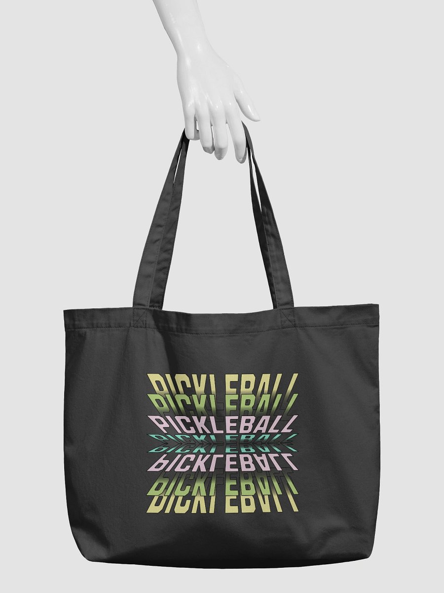 Pickleball Stacked Reflective Word Art Tote product image (3)