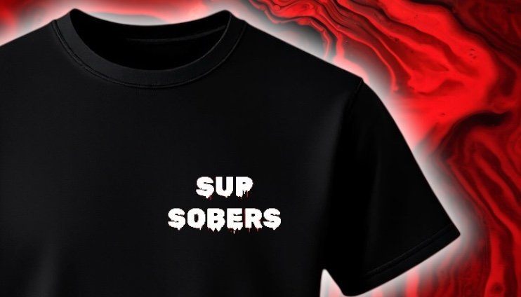 Sobering Stories Sup Sobers T-Shirt product image (4)